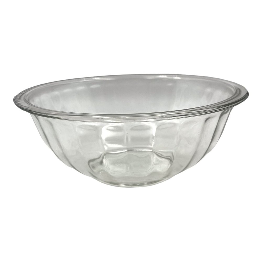 Vintage PYREX Large 10" Clear Nesting Mixing Bowl #325 ~ 2.5 Liter Made in USA